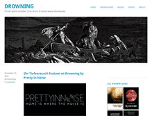 Tablet Screenshot of drowning.cc